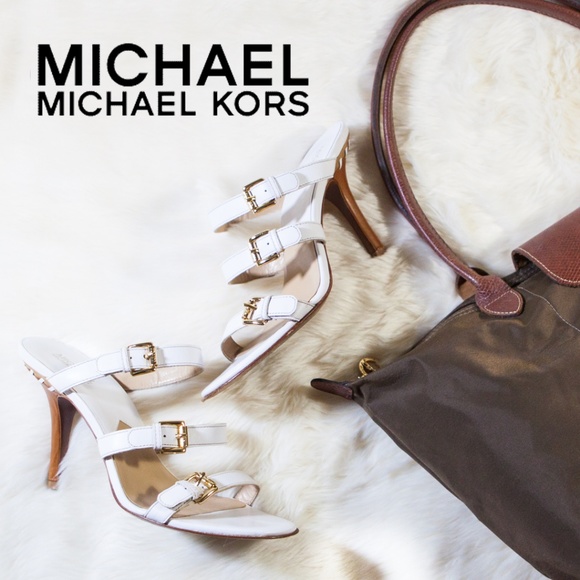 Michael Kors Shoes - MICHAEL KORS Multi-Strap Heel Sandals